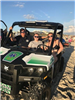 EMS staff in ATV on the beach