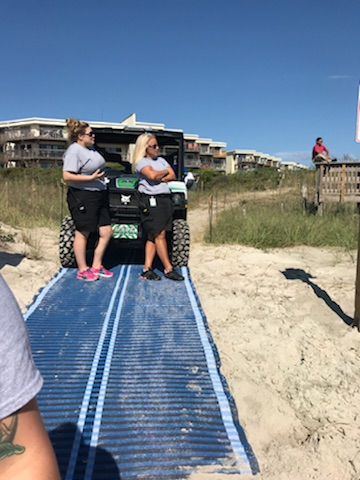 EMS staff at a beach festival