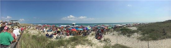 Panoramic of festival
