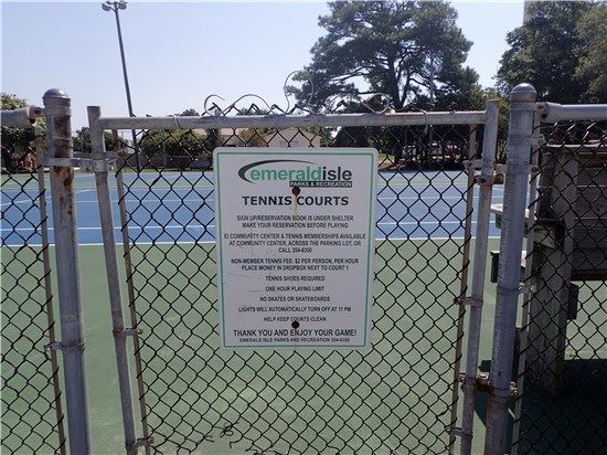 Blue Heron Park Tennis Courts Gate
