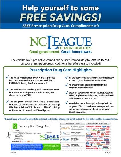 Prescription Drug Card Flyer