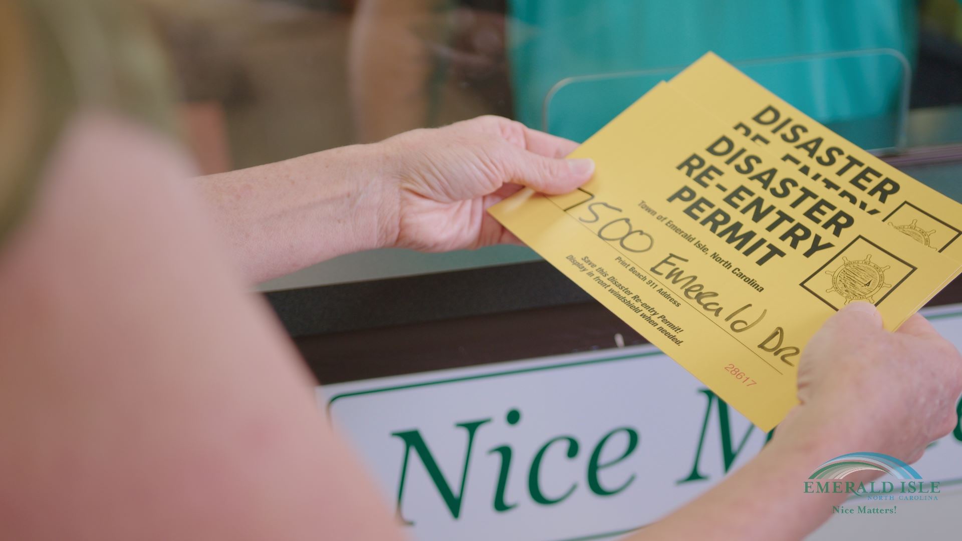 re entry passes in hand